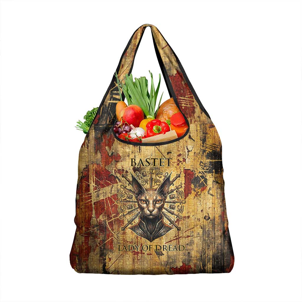 Bastet Egyptian Grocery Bag Eye of Ra Cat Goddess Lady of Dread Ancient Power