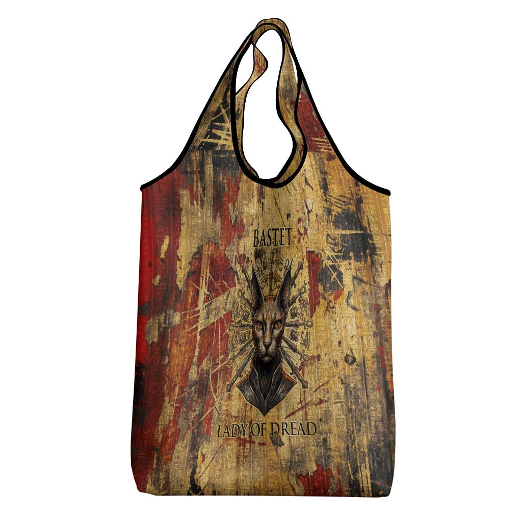 Bastet Egyptian Grocery Bag Eye of Ra Cat Goddess Lady of Dread Ancient Power