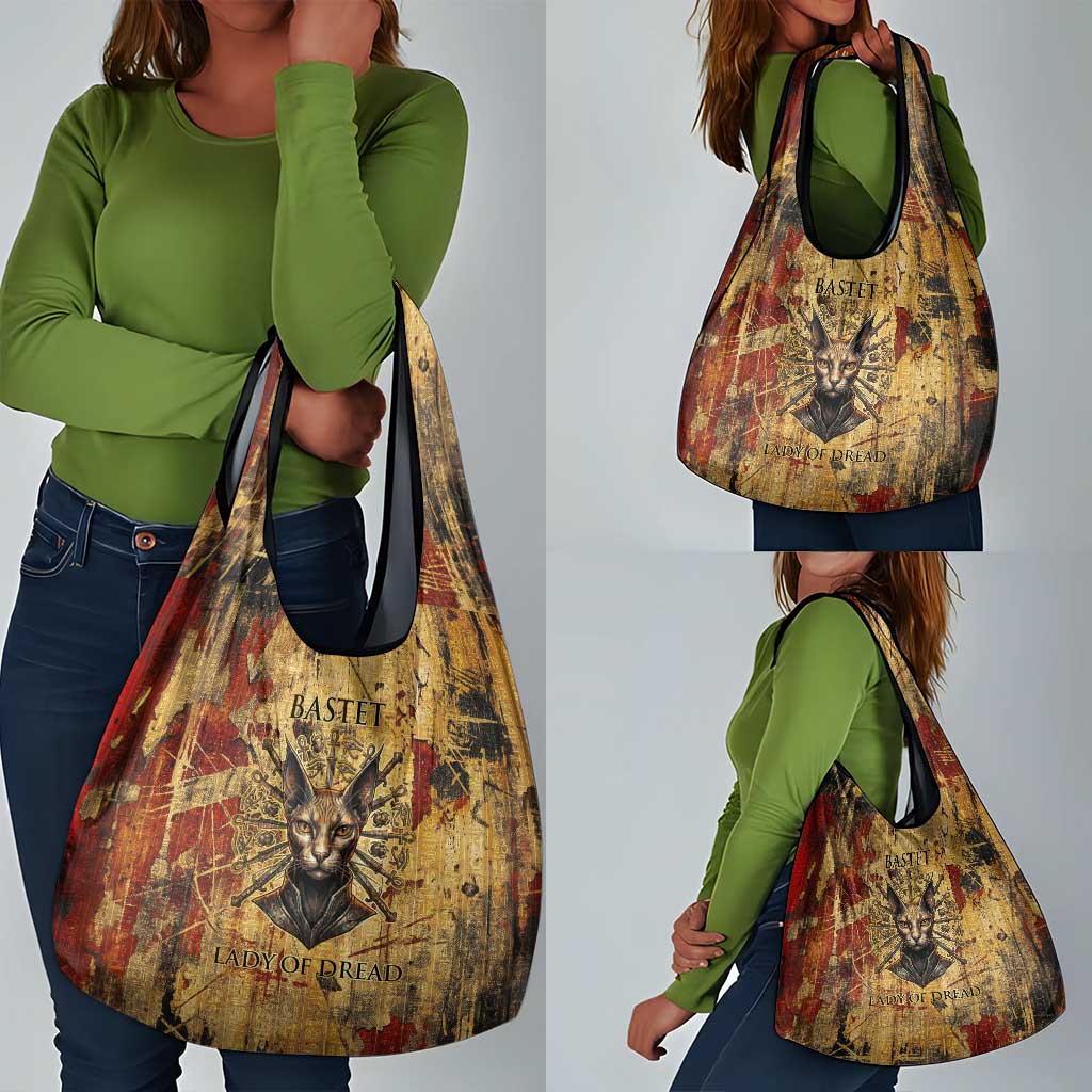 Bastet Egyptian Grocery Bag Eye of Ra Cat Goddess Lady of Dread Ancient Power