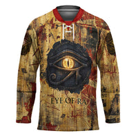 Bastet Egyptian Hockey Jersey Eye of Ra Cat Goddess Lady of Dread Ancient Power
