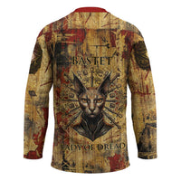 Bastet Egyptian Hockey Jersey Eye of Ra Cat Goddess Lady of Dread Ancient Power
