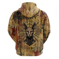 Bastet Egyptian Hoodie Eye of Ra Cat Goddess Lady of Dread Ancient Power