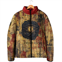 Bastet Egyptian Padded Jacket Eye of Ra Cat Goddess Lady of Dread Ancient Power