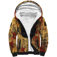 Bastet Egyptian Sherpa Hoodie Eye of Ra Cat Goddess Lady of Dread Ancient Power