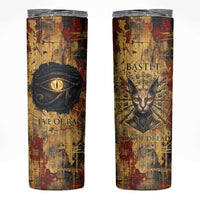 Bastet Egyptian Skinny Tumbler Eye of Ra Cat Goddess Lady of Dread Ancient Power