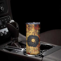 Bastet Egyptian Skinny Tumbler Eye of Ra Cat Goddess Lady of Dread Ancient Power