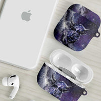 Bat Egyptian AirPods Case Cow Goddess Celestial Face Horn Ring Gem Cosmic Starry Sky