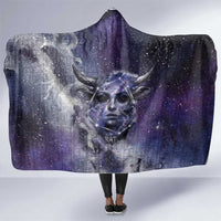 Bat Egyptian Hooded Blanket Cow Goddess Celestial Face Horn Ring Gem Cosmic Starry Sky