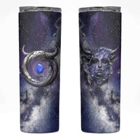 Bat Egyptian Skinny Tumbler Cow Goddess Celestial Face Horn Ring Gem Cosmic Starry Sky