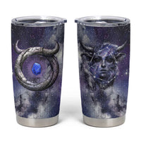 Bat Egyptian Tumbler Cup Cow Goddess Celestial Face Horn Ring Gem Cosmic Starry Sky
