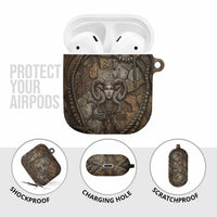 Bat AirPods Case Goddess of the Cosmos Ancient Egyptian Cow Horns Stone