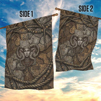 Bat Garden Flag Goddess of the Cosmos Ancient Egyptian Cow Horns Stone