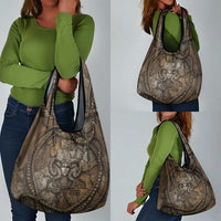 Bat Grocery Bag Goddess of the Cosmos Ancient Egyptian Cow Horns Stone