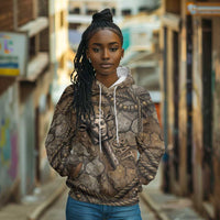 Bat Hoodie Goddess of the Cosmos Ancient Egyptian Cow Horns Stone