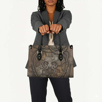 Bat Leather Bag Goddess of the Cosmos Ancient Egyptian Cow Horns Stone