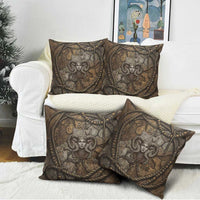 Bat Pillow Cover Goddess of the Cosmos Ancient Egyptian Cow Horns Stone