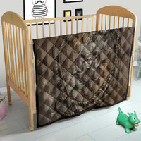 Bat Quilt Goddess of the Cosmos Ancient Egyptian Cow Horns Stone