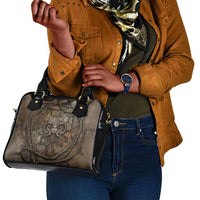 Bat Shoulder Handbag Goddess of the Cosmos Ancient Egyptian Cow Horns Stone