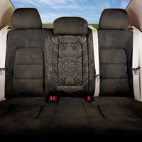 Viking Raven Wolf Vegvisir Back Car Seat Cover Nordic Runic Engraving Style