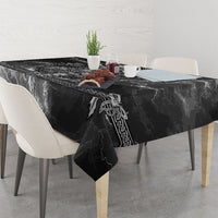 Viking Warrior Raven Axe Vegvisir Tablecloth Odin Warrior Nordic Runic Engraved Illustration Style