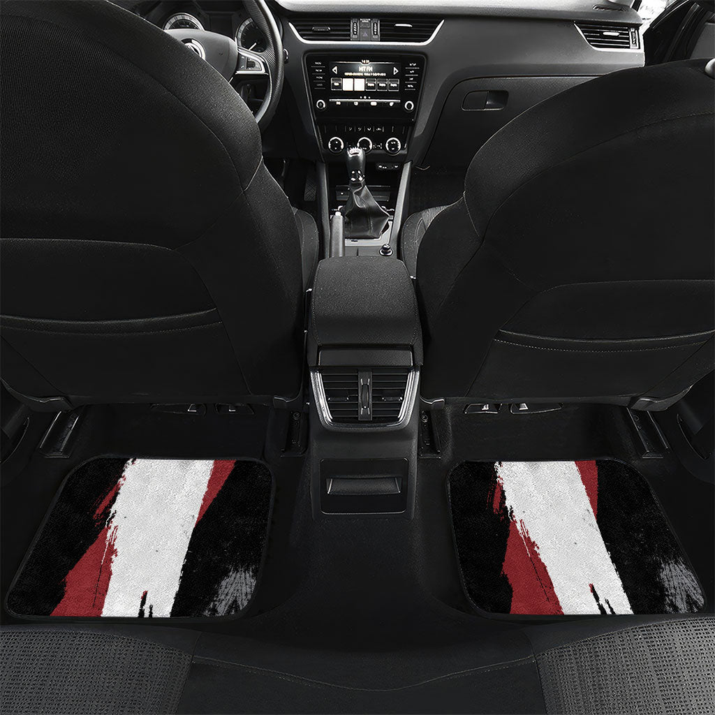 Viking Berserker Bear Valknut Vegvisir Car Mats Nordic Runic Warrior Engraving Style