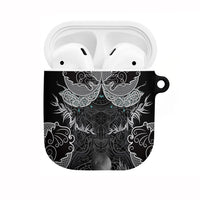 Viking Odin Ravens Wolves Vegvisir AirPods Case Nordic Knotwork Mythology Engraving Style