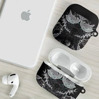 Viking Odin Ravens Wolves Vegvisir AirPods Case Nordic Knotwork Mythology Engraving Style