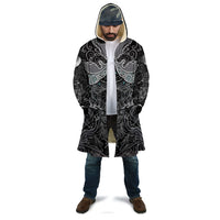 Viking Odin Ravens Wolves Vegvisir Cloak Nordic Knotwork Mythology Engraving Style