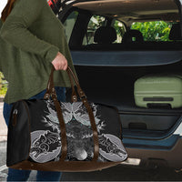Viking Odin Ravens Wolves Vegvisir Travel Bag Nordic Knotwork Mythology Engraving Style