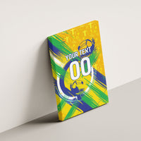 Personalized Brazil Soccer Football Jaguar Canvas Wall Art Christ The Redeeme - Soccer Mascot With Carnival Vibes