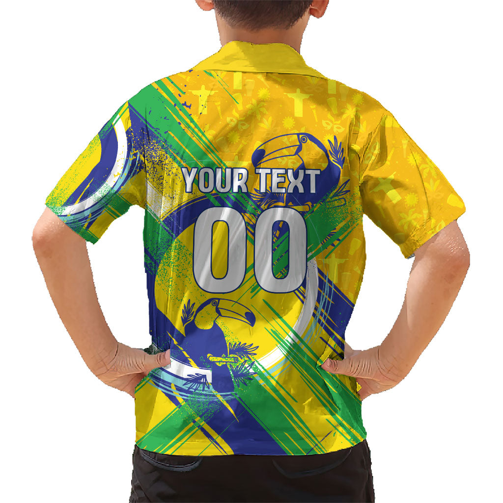 Personalized Brazil Soccer Football Jaguar Hawaiian Shirt Christ The Redeeme - Soccer Mascot With Carnival Vibes