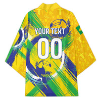 Personalized Brazil Soccer Football Jaguar Kimono Christ The Redeeme - Soccer Mascot With Carnival Vibes