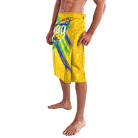 Personalized Brazil Soccer Football Jaguar Lavalava Christ The Redeeme - Soccer Mascot With Carnival Vibes