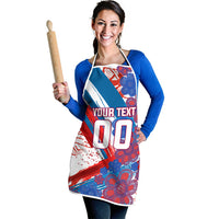 Personalized Paraguay Soccer Apron Lion Football Mascot - Guarani Folk Art - Traditional Harp And Guitar