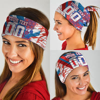 Personalized Paraguay Soccer Neck Gaiter Lion Football Mascot - Guarani Folk Art - Traditional Harp And Guitar