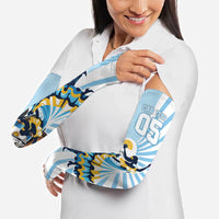 Personalized Uruguay Soccer Arm Sleeves Cultural Dance Drums Sun Emblem Dynamic Flag