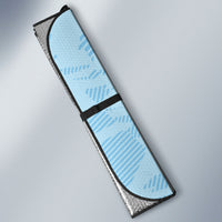 Personalized Uruguay Soccer Auto Sun Shade Cultural Dance Drums Sun Emblem Dynamic Flag