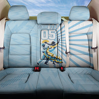 Personalized Uruguay Soccer Back Car Seat Cover Cultural Dance Drums Sun Emblem Dynamic Flag