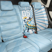 Personalized Uruguay Soccer Back Car Seat Cover Cultural Dance Drums Sun Emblem Dynamic Flag