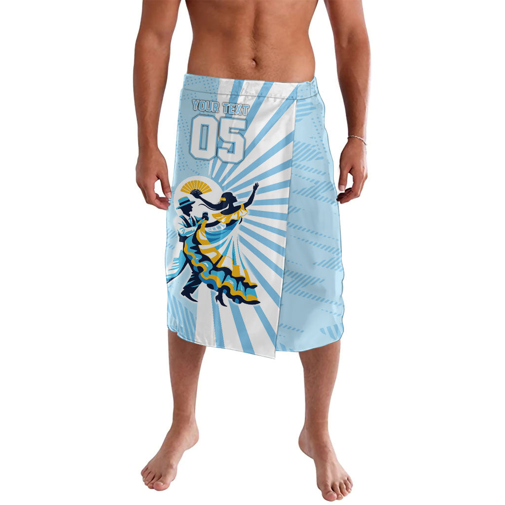 Personalized Uruguay Soccer Lavalava Cultural Dance Drums Sun Emblem Dynamic Flag