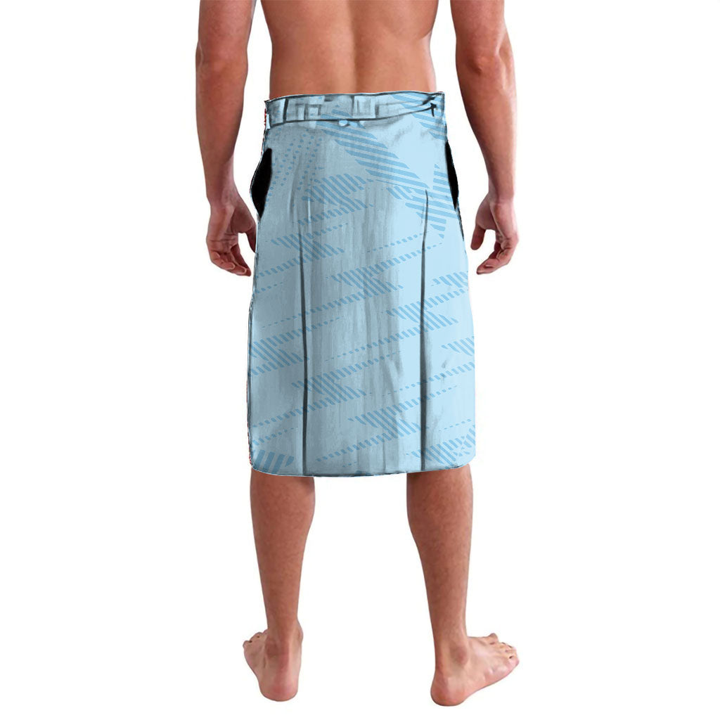 Personalized Uruguay Soccer Lavalava Cultural Dance Drums Sun Emblem Dynamic Flag