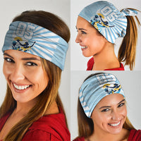 Personalized Uruguay Soccer Neck Gaiter Cultural Dance Drums Sun Emblem Dynamic Flag