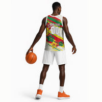 Personalized Ghana Football Basketball Jersey Soccer Player Kick - Floral Hibiscus