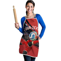Personalized Panama Football Apron Los Canaleros Harpy Eagle Mascot - National Flag Colors