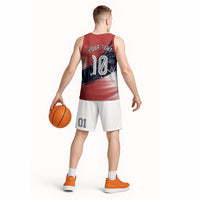 Personalized Panama Football Basketball Jersey Los Canaleros Harpy Eagle Mascot - National Flag Colors