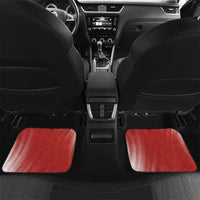 Personalized Panama Football Car Mats Los Canaleros Harpy Eagle Mascot - National Flag Colors