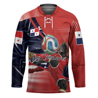 Personalized Panama Football Hockey Jersey Los Canaleros Harpy Eagle Mascot - National Flag Colors