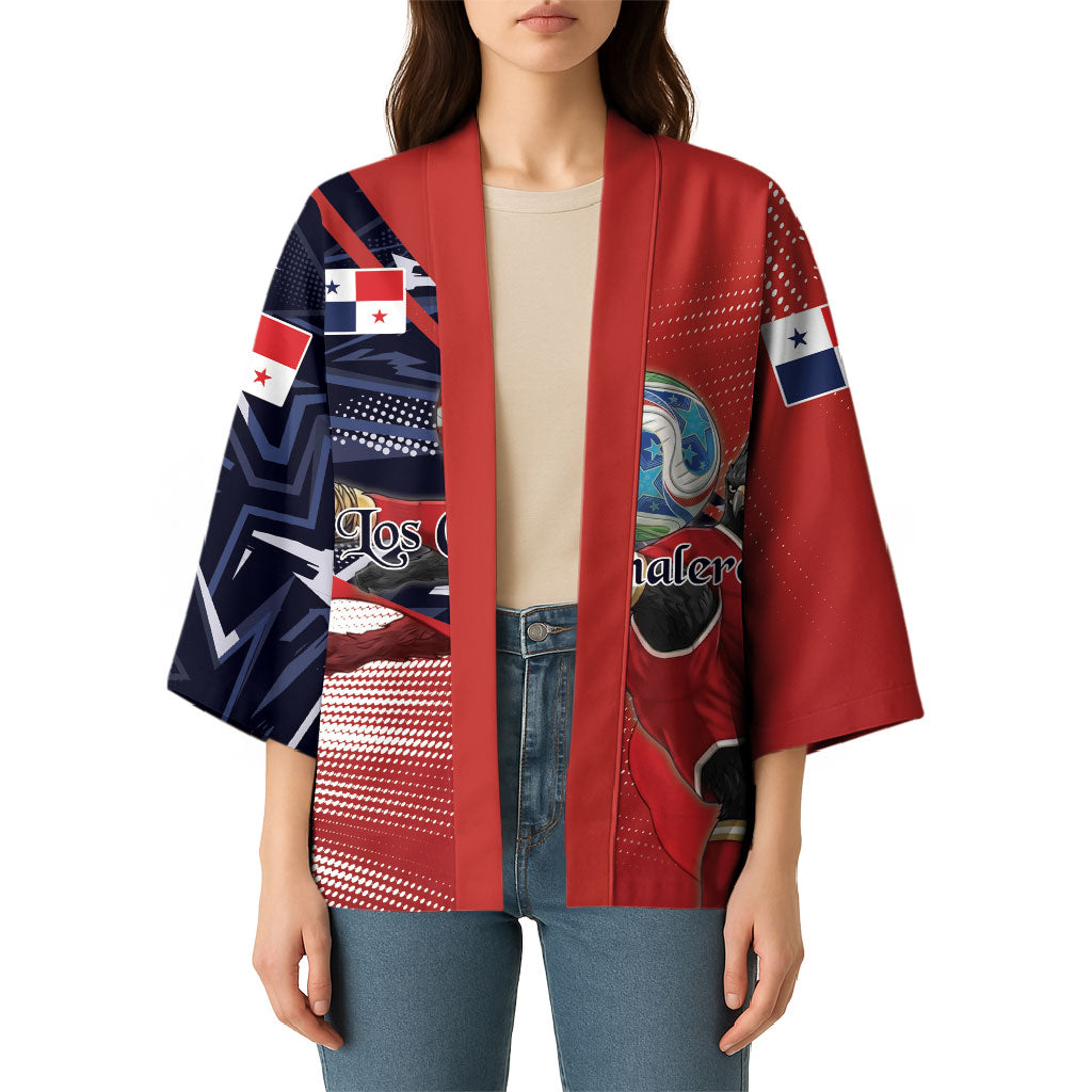 Personalized Panama Football Kimono Los Canaleros Harpy Eagle Mascot - National Flag Colors