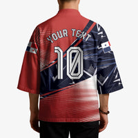 Personalized Panama Football Kimono Los Canaleros Harpy Eagle Mascot - National Flag Colors
