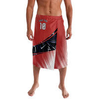 Personalized Panama Football Lavalava Los Canaleros Harpy Eagle Mascot - National Flag Colors